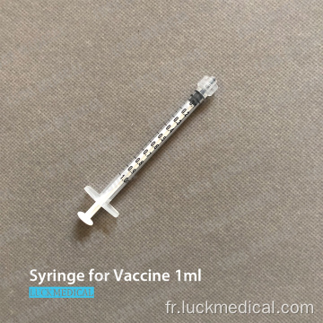 Syringe 1cc sans aiguille pour le vaccin